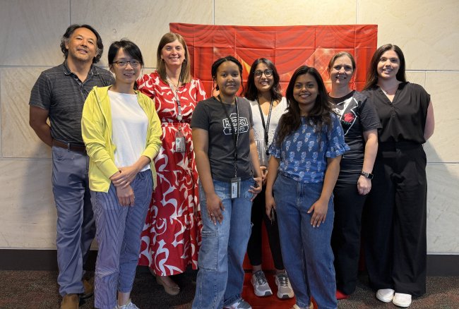 Genetics and Epigenetics Program Community Committee members standing for photo.