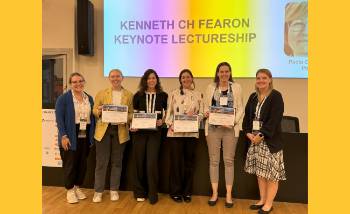 Anna DeBruine at conference in Italy