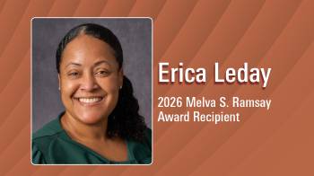 Making an impact behind the scenes: Erica Leday receives 2026 Melva S. Ramsay Award
