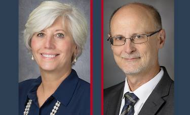 Photo of Helen Piwnica-Worms, PhD, and Richard Wood, PhD,
