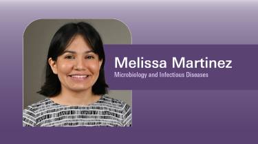 Microbiology and Infectious Diseases student Melissa Martinez
