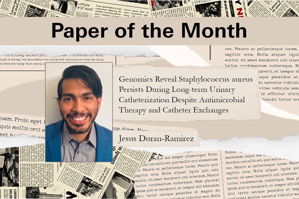 January's Paper of the Month highlights the challenges of persistent Staphylococcus aureus in catheterized patients