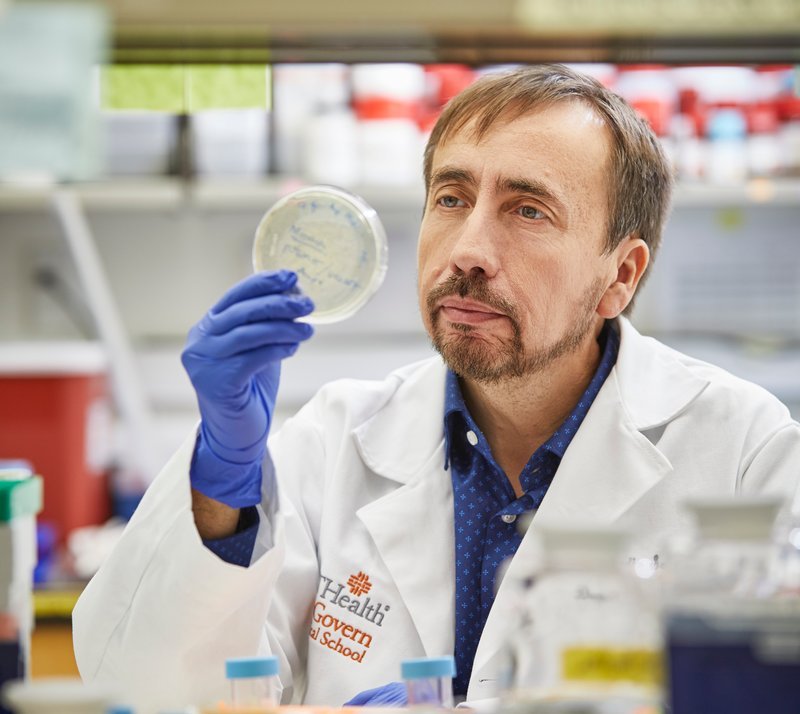 Claudio Soto, PhD, professor and the Huffington Foundation Distinguished Chair in the Department of Neurology with McGovern Medical School at UTHealth Houston. (Photo by UTHealth Houston)