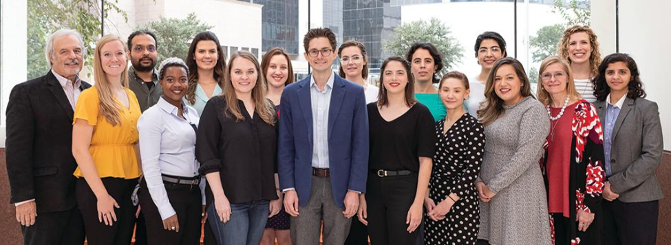 Alumnus John J. Kopchick, PhD, and his wife, Charlene, with Kopchick fellows.