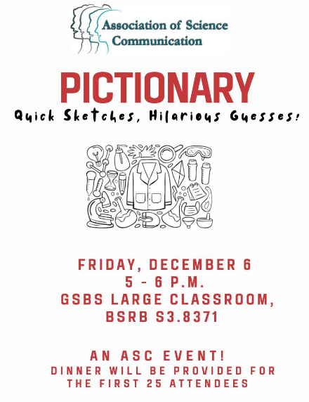 GSBS: Association of Science Communication hosts Pictionary