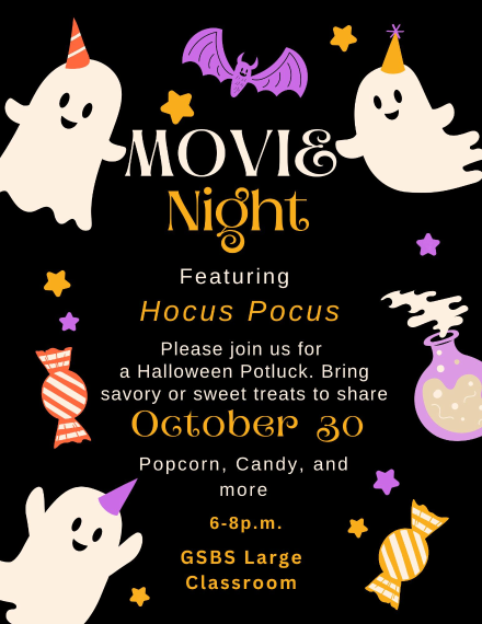 GSBS: GSA hosts movie night!