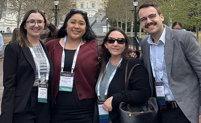 left to right: Morgan Riba, Gemalene Sunga, Brandy Walker, Tray Waldrop